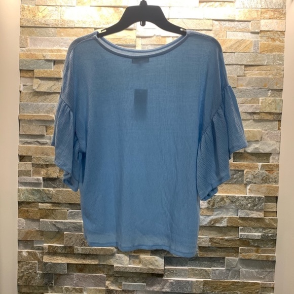Ten Sixty Sherman Ruffle Sleeve Tee - Picture 4 of 6